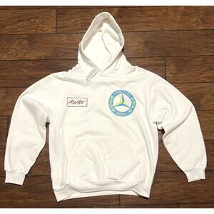 AWGE Mercedes Benz ASAP Rocky Hoodie Size S Sweatshirt SMALL White NWT A$AP MOB